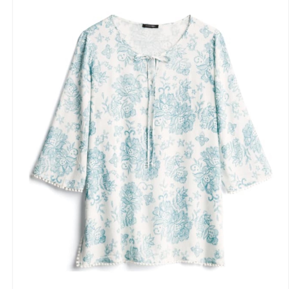 Papermoon Amparo tie neck tunic